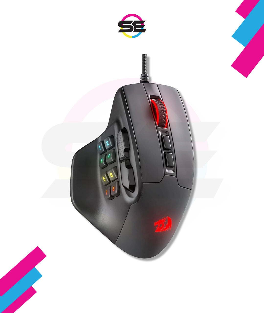 Redragon M811 Aatrox MMO Wired RGB Gaming Mouse