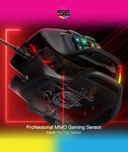 Redragon M811 Aatrox MMO Wired RGB Gaming Mouse