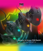 Redragon M811 Aatrox MMO Wired RGB Gaming Mouse