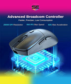 Redragon M815 PRO 3-Mode Wireless Gaming Mouse 26K DPI
