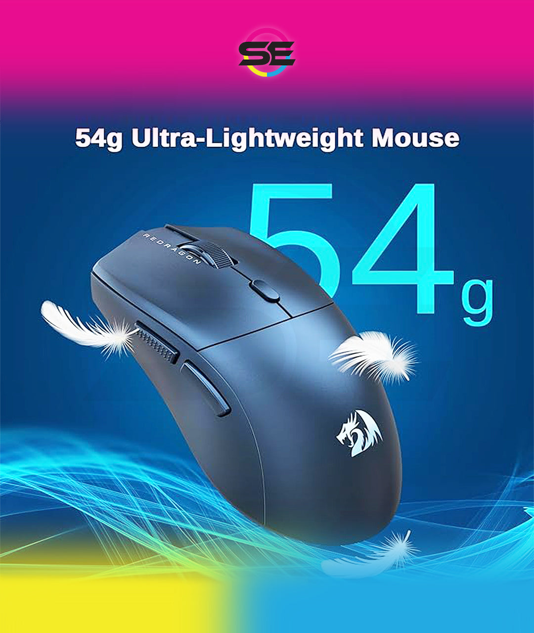 Redragon M815 PRO 3-Mode Wireless Gaming Mouse 26K DPI