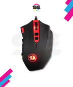 Redragon M901 Perdition 24000 DPI MMO Wired RGB Gaming Mouse
