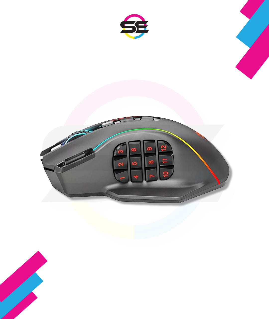 Redragon M901P Perdition Elite Wired/Wireless MMO Gaming Mouse