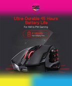 Redragon M913 Impact Elite Wired/Wireless MMO Gaming Mouse 16000 DPI