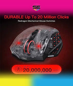 Redragon M913 Impact Elite Wired/Wireless MMO Gaming Mouse 16000 DPI