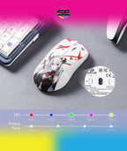 Redragon M916AK-PRO 3-Mode Wireless Gaming Mouse 26000 DPI – Anime Edition