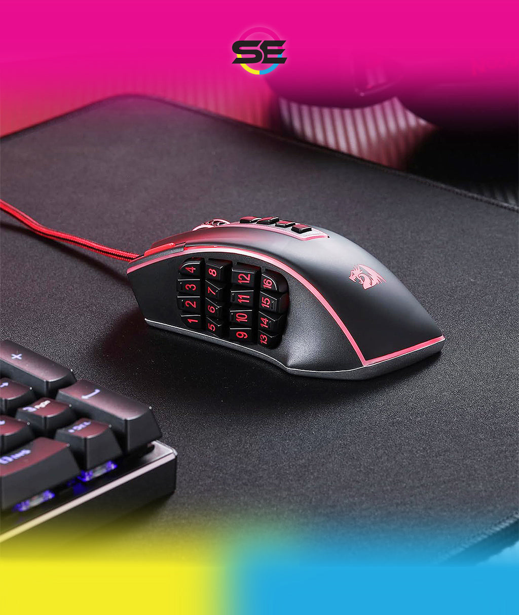 Redragon M990 Legend Chroma X 24000 DPI MMO Wired RGB Gaming Mouse