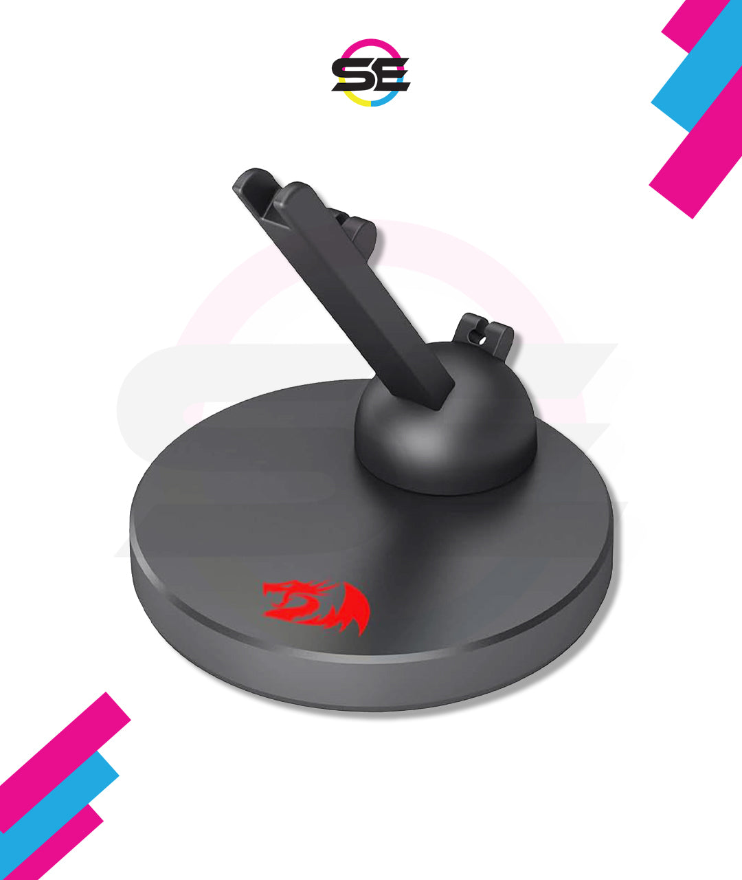 Redragon MA301 HODER Gaming Mouse Cable Management Bungee – 360° Ball-Joint Arm, Spring Clip, Heavy Non-Slip Base – Black