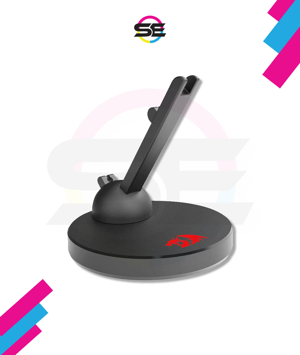 Redragon MA301 HODER Gaming Mouse Cable Management Bungee – 360° Ball-Joint Arm, Spring Clip, Heavy Non-Slip Base – Black