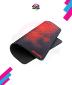 Redragon P016 PISCES Gaming Mouse Pad – Dragon Silhouette Design, Black Stitched Edges, Non-Slip Rubber Base, Smooth Fabric Surface – Black/Red