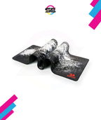 Redragon P018 TAURUS XXXL Extended Gaming Desk Mat – Abstract Marble Splatter Design, Black Anti-Fray Stitched Edges, Non-Slip Rubber Base, Rollable – Black/White
