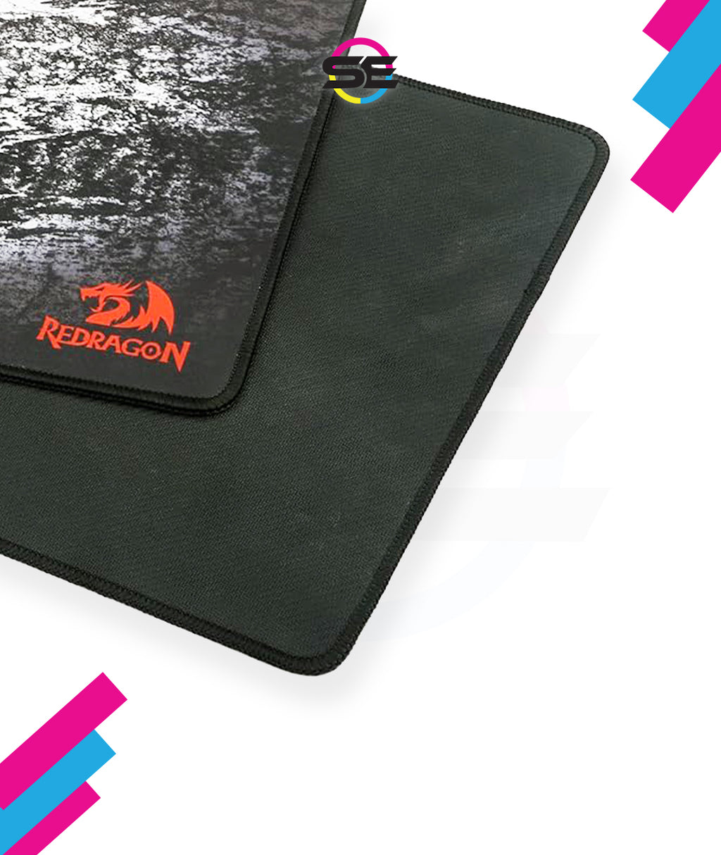 Redragon P018 TAURUS XXXL Extended Gaming Desk Mat – Abstract Marble Splatter Design, Black Anti-Fray Stitched Edges, Non-Slip Rubber Base, Rollable – Black/White