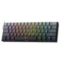 Redragon K617 Rapid Trigger RGB Magnetic Gaming Keyboard – 61 Keys 60% Layout, Hall Effect Magnetic Switch, 8000Hz Polling Rate, Adjustable Actuation 0.1–4.0mm – Misty Grey