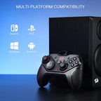 Redragon G710 RIFT Wired Gaming Controller – Dual Vibration, Rapid Trigger, 4 Programmable Macro Keys, Adjustable Joystick Heights – PC, Android & Nintendo Switch