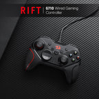 Redragon G710 RIFT Wired Gaming Controller – Dual Vibration, Rapid Trigger, 4 Programmable Macro Keys, Adjustable Joystick Heights – PC, Android & Nintendo Switch