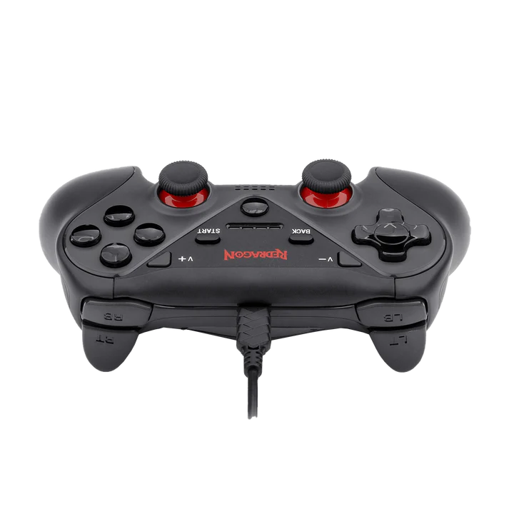 Redragon G812 Ceres Wireless Bluetooth Gaming Controller with Phone Clip – Dual Vibration, Dual Analog Joysticks – PC, Android, iOS, PS4, Switch & TV Box