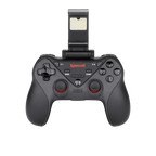 Redragon G812 Ceres Wireless Bluetooth Gaming Controller with Phone Clip – Dual Vibration, Dual Analog Joysticks – PC, Android, iOS, PS4, Switch & TV Box