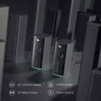 Redragon GS814 Stereo Desktop Speakers – 2.0 Channel, 20W DC, 4 Sound Units (2.5" + 3.1" Drivers), BT5.0/AUX, Touch Control, 4 RGB Base Modes – Black