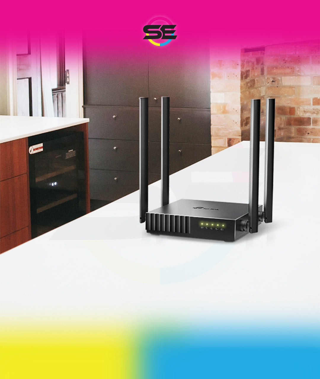 TP-Link Archer C54 AC1200 Dual Band Wi-Fi Router - Black