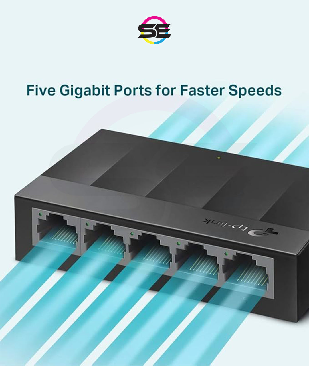 TP-Link LS1005G 5-Port Gigabit Desktop Network Switch