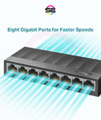 TP-Link LS1008G 8-Port Gigabit Desktop Network Switch