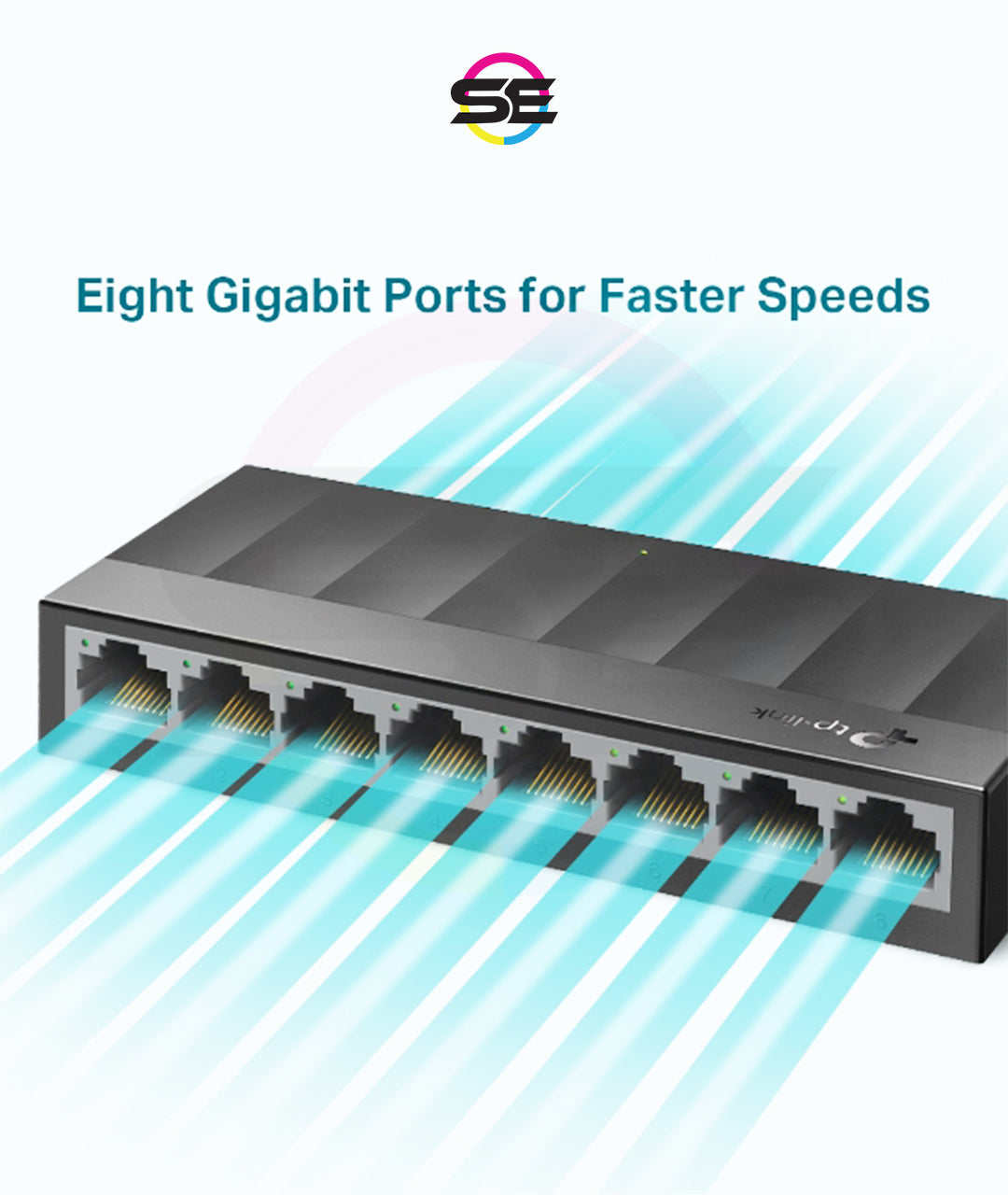 TP-Link LS1008G 8-Port Gigabit Desktop Network Switch