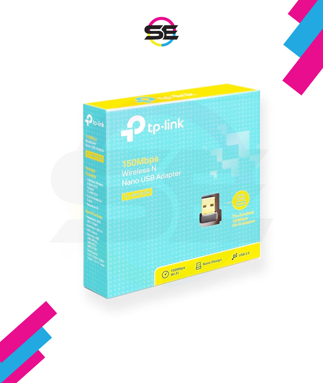 TP-Link TL-WN725N 150Mbps Wireless N Nano USB Adapter - Gold