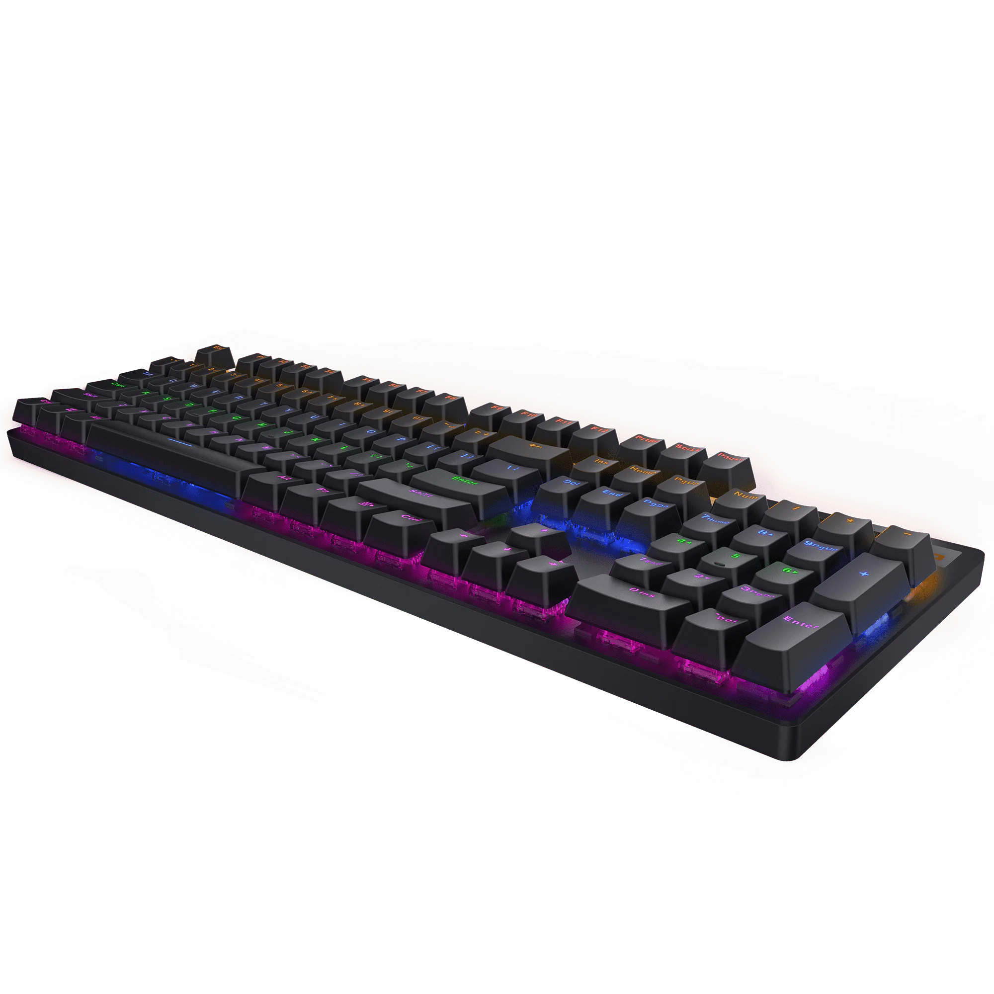 لوحة مفاتيح Rapoo V500PRO (2020) الميكانيكية للألعاب مع إضاءة خلفية.