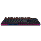 لوحة مفاتيح Rapoo V500PRO (2020) الميكانيكية للألعاب مع إضاءة خلفية.