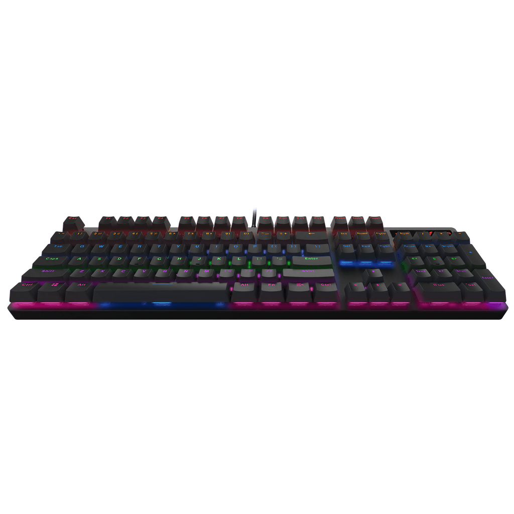 لوحة مفاتيح Rapoo V500PRO (2020) الميكانيكية للألعاب مع إضاءة خلفية.