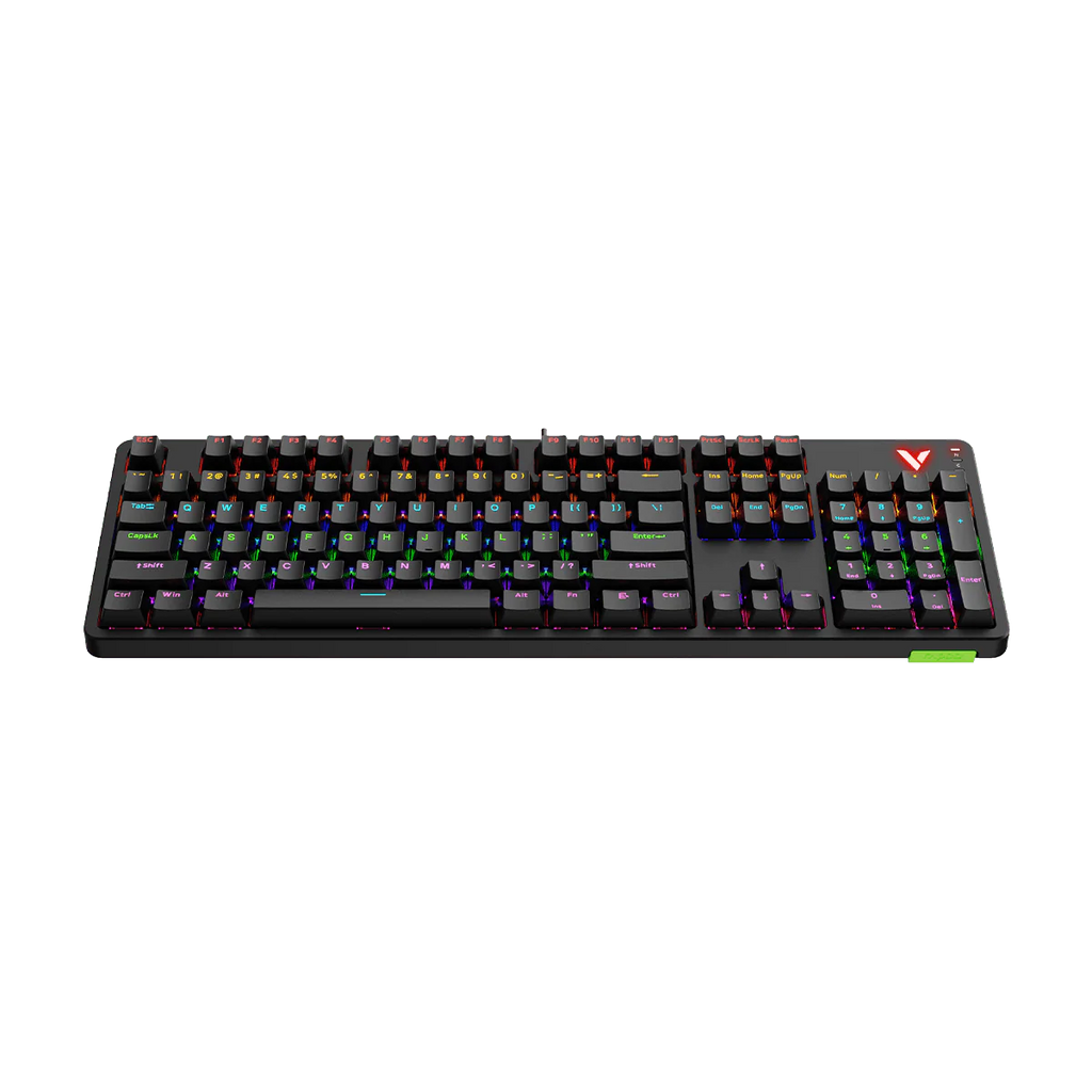 لوحة مفاتيح رابو V500PRO 2024 الميكانيكية للألعاب مع إضاءة خلفية RGB.