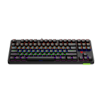 لوحة مفاتيح رابو V500PRO-87 2024 الميكانيكية للألعاب مع إضاءة خلفية TKL.