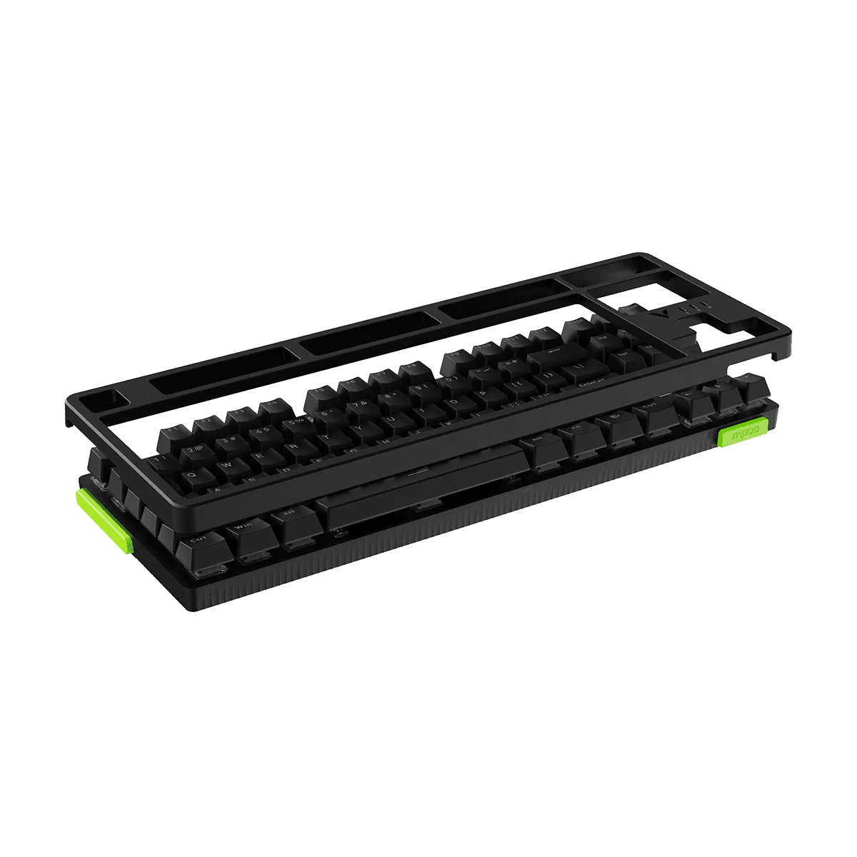 لوحة مفاتيح رابو V500PRO-87 2024 الميكانيكية للألعاب مع إضاءة خلفية TKL.