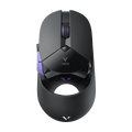 رابو VT960 Pro ماوس ألعاب يعمل سلكياً ولاسلكياً، بدقة تصل إلى 26,000 نقطة في البوصة، مع إضاءة RGB.