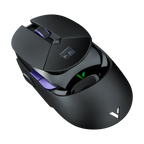 رابو VT960 Pro ماوس ألعاب يعمل سلكياً ولاسلكياً، بدقة تصل إلى 26,000 نقطة في البوصة، مع إضاءة RGB.