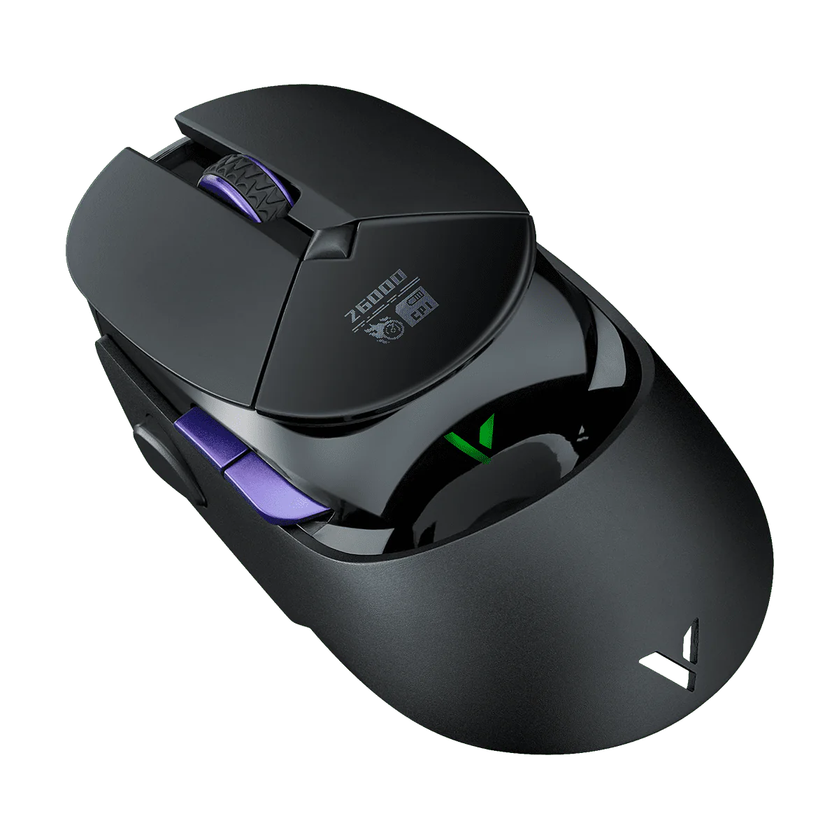 رابو VT960 Pro ماوس ألعاب يعمل سلكياً ولاسلكياً، بدقة تصل إلى 26,000 نقطة في البوصة، مع إضاءة RGB.