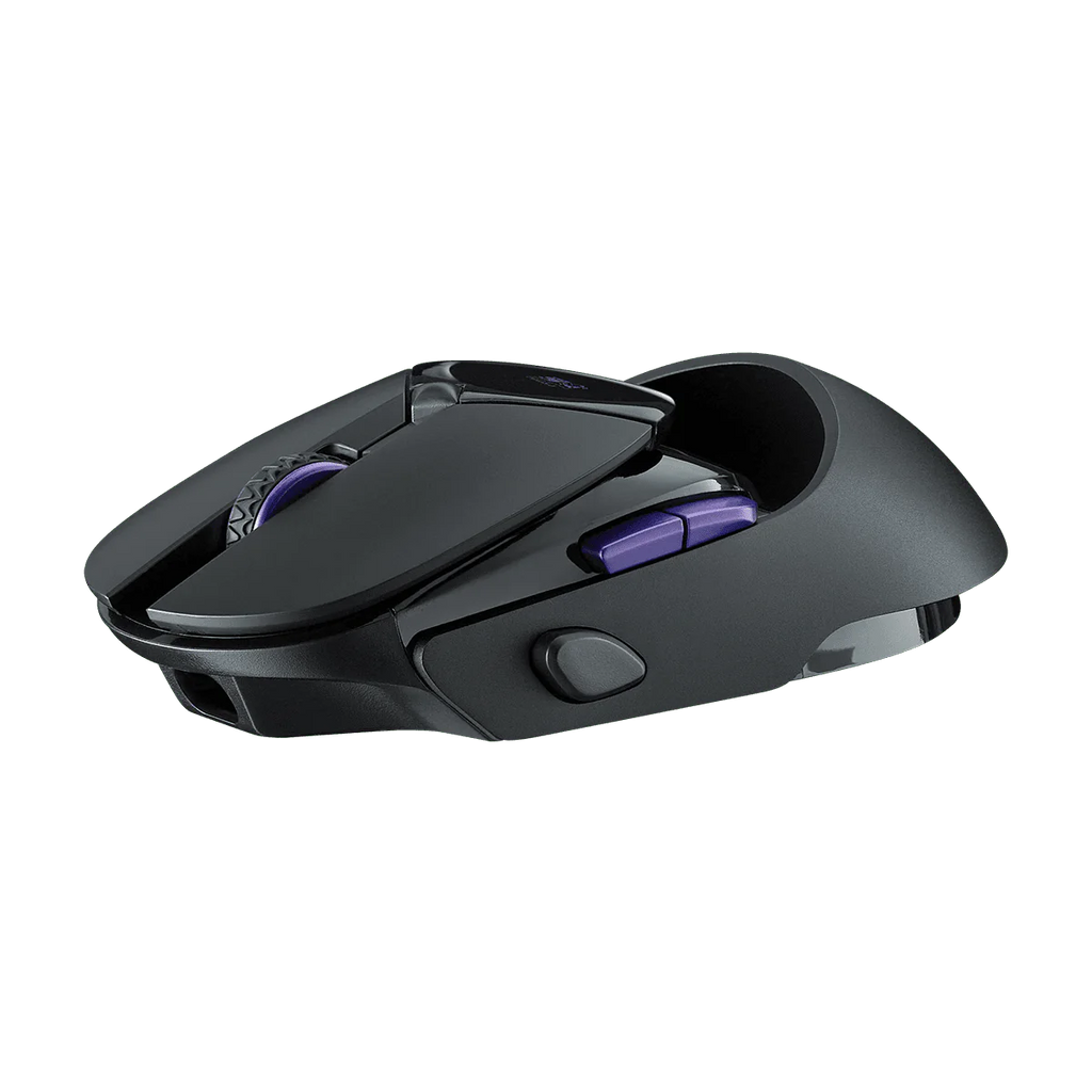رابو VT960 Pro ماوس ألعاب يعمل سلكياً ولاسلكياً، بدقة تصل إلى 26,000 نقطة في البوصة، مع إضاءة RGB.