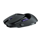 رابو VT960 Pro ماوس ألعاب يعمل سلكياً ولاسلكياً، بدقة تصل إلى 26,000 نقطة في البوصة، مع إضاءة RGB.