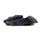 رابو VT960 Pro ماوس ألعاب يعمل سلكياً ولاسلكياً، بدقة تصل إلى 26,000 نقطة في البوصة، مع إضاءة RGB.