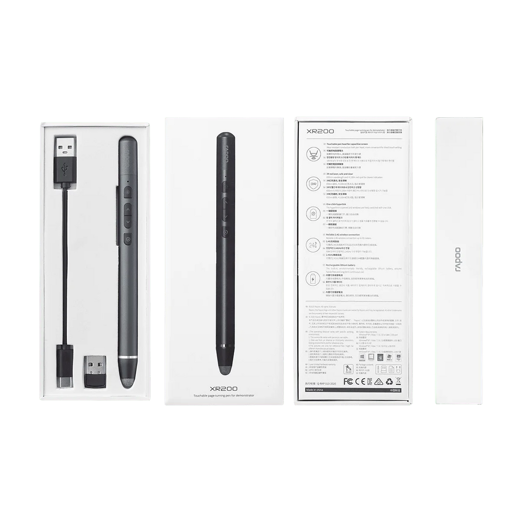 Rapoo XR200 Touchable Wireless Presenter Pen 2.4GHz
