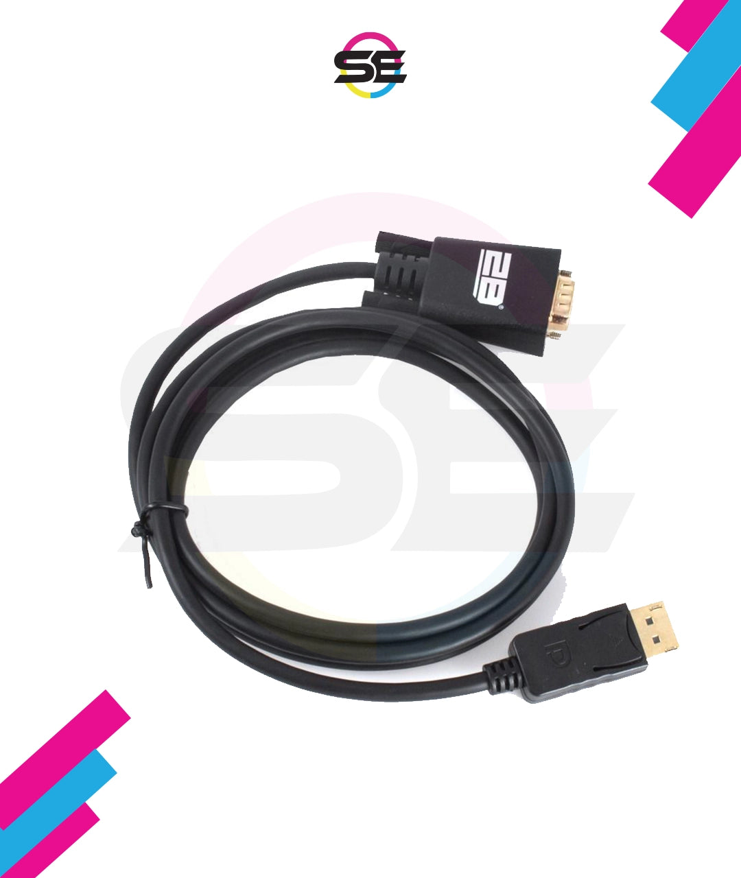 2B (DC605) Display Port to VGA Cable - 1.8M - Black