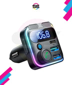 JOYROOM JR-CCB01 48W Dual-Mic Bluetooth 5.4 Car FM Transmitter