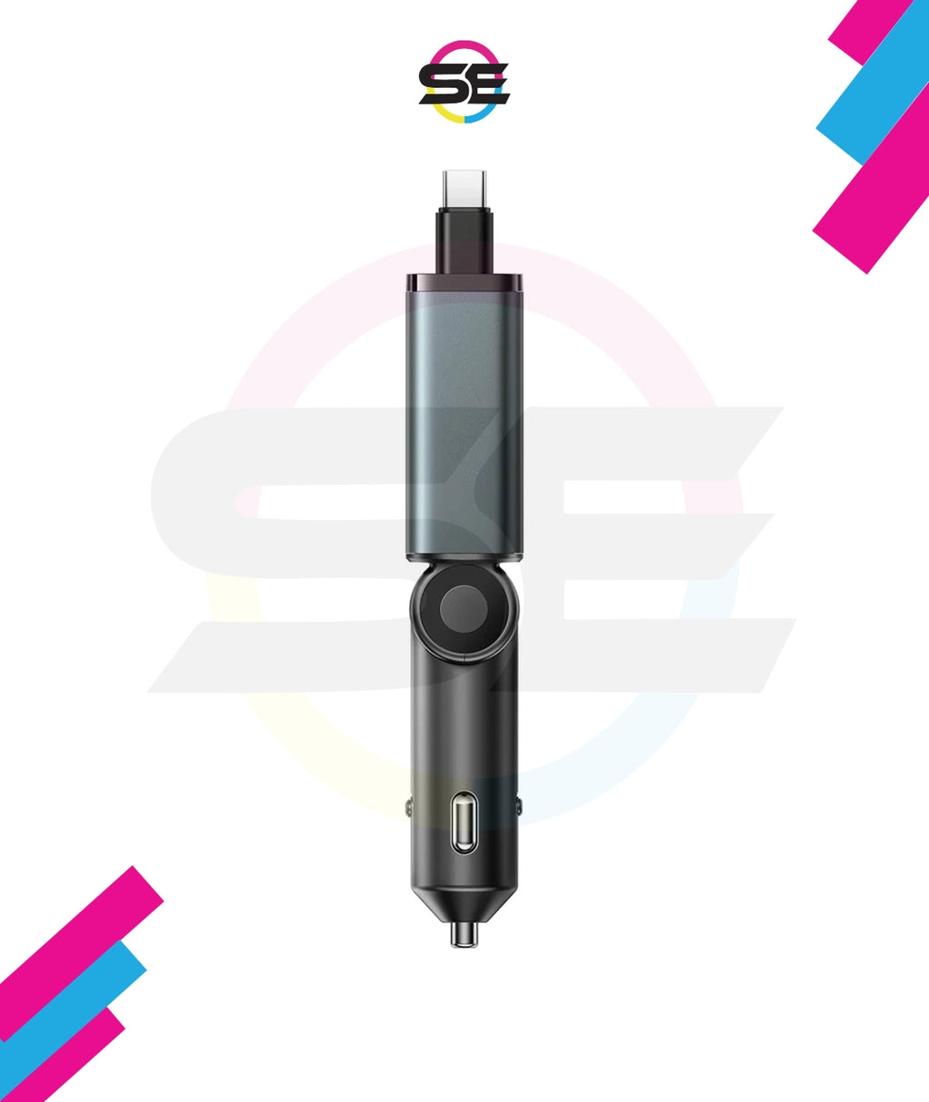 JOYROOM JR-CCL07 3-in-1 Retractable Car Charger – 80cm
