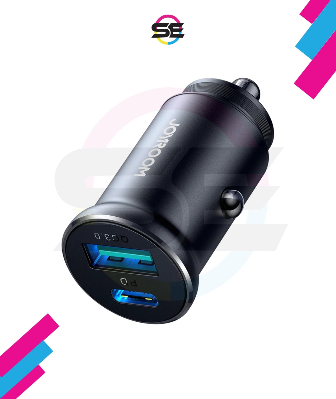 JOYROOM JR-CCN05 30W Mini Metal Car Charger – PD & QC3.0