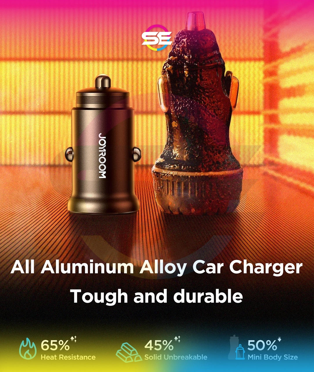 JOYROOM JR-CCN05 30W Mini Metal Car Charger – PD & QC3.0