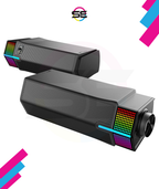 Redragon GS511 Wireless RGB Desktop Speakers – 2.0 Soundbar BT 5.3 Dual-Play Rich Bass All-in-One Control