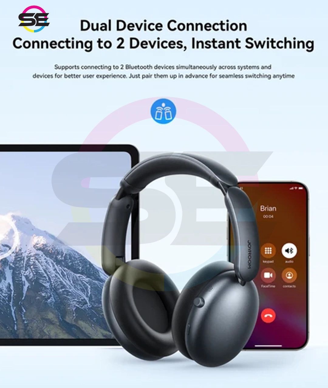 JOYROOM JR-JH1 Hybrid ANC Headphones – Up to 120 Hours