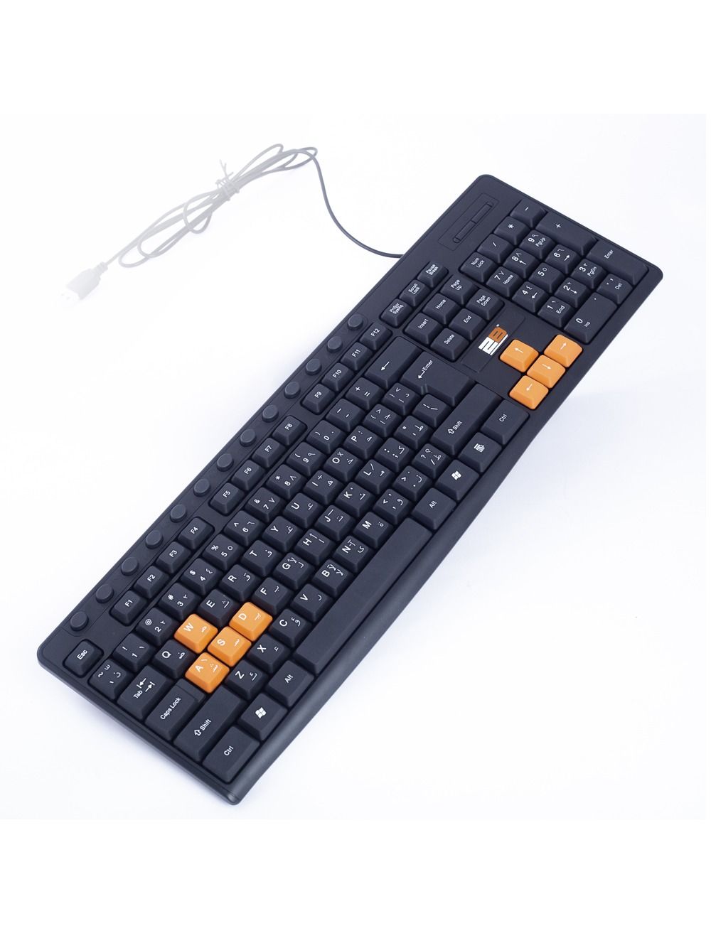 2B (KB445) Multimedia USB Keyboard With Colored Buttons for Playing