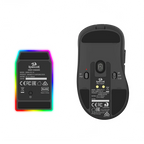Redragon M998-STD 1K Tri-Mode Wireless Gaming Mouse – 24K DPI 61g Ultra-Light Magnetic RGB Dock