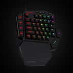 Redragon K585 DITI One-Handed RGB Mechanical Gaming Keyboard – 42 Keys, Blue Switch, 7 Macro Keys, Detachable Wrist Rest – Black